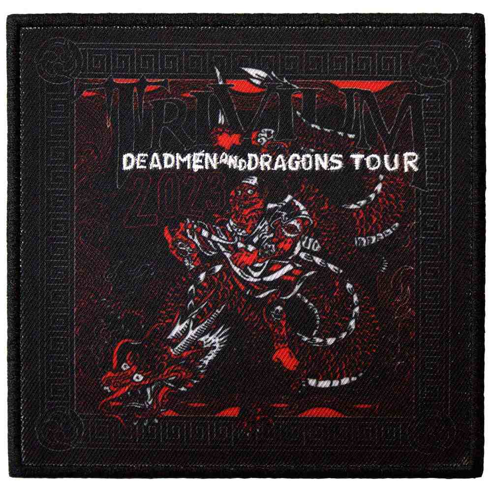Trivium - Deadmen & Dragons Tour '23 Patch - Zwart